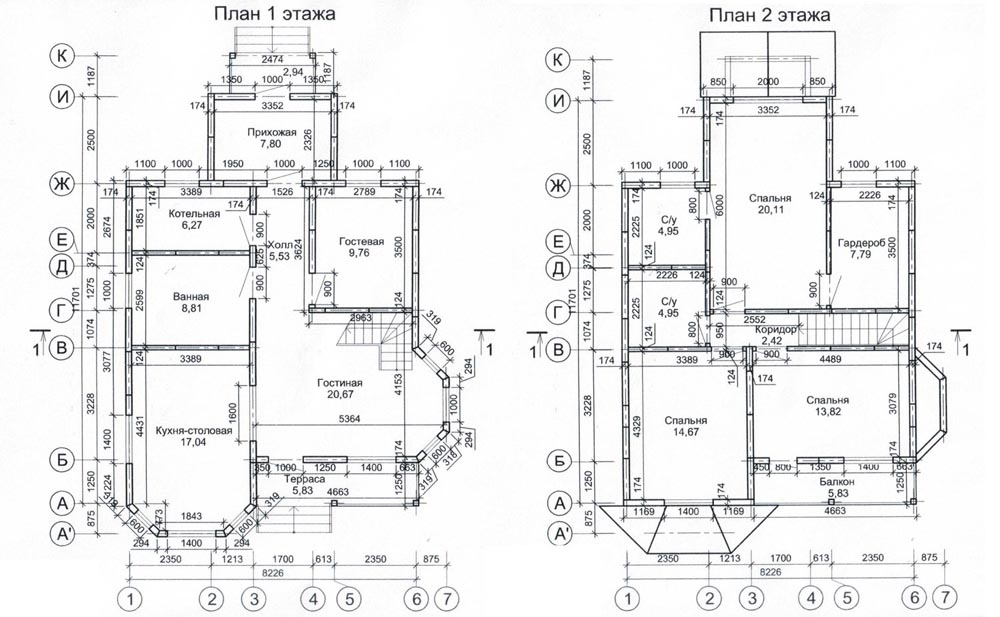 план этажей